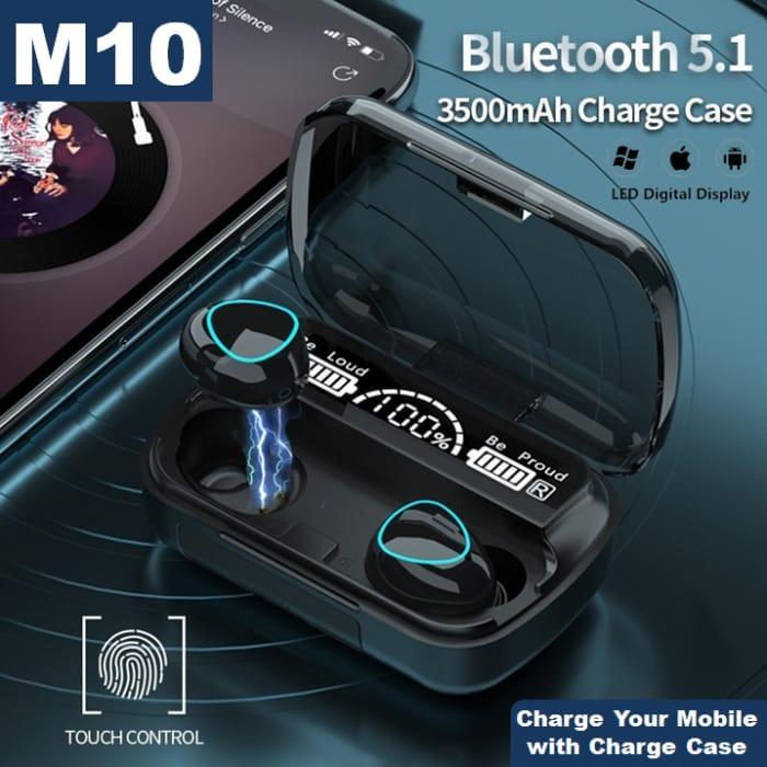 M10 Wireless Earbuds - Ashiyna Shopping Mall